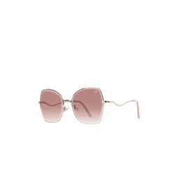 Woggles Unisex Pink Lens & Rose Gold-Toned Oversized Sunglasses with image 5