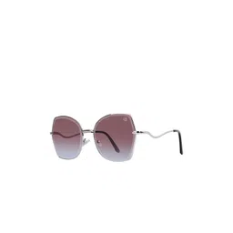 Woggles Unisex Purple Lens & Silver-Toned Oversized Sunglasses with-picture-20