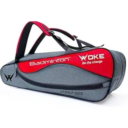 WOKE Exceed Badminton Kit Bag, Double Zipper, Spacious Badminton Equipment Bag, Adjustable Strap, Multiple Compartments (Exceed-925)-picture-22