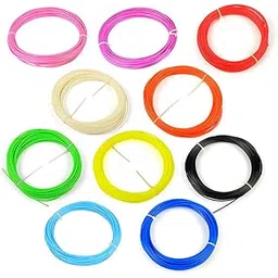 WOL 3D 10 in 1 Each 3D Pen Filament with Plastic Box (5 m) - 10 Pieces-image-2