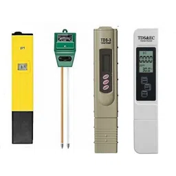 wolblix Soil pH Meter,3-in-1 Soil Moisture/Light/pH Tester, pH Meter TDS Meter, 4 Meters Combo Temperature pH Moisutre Test for Liquid and Soil Soil Test Kit-picture-12
