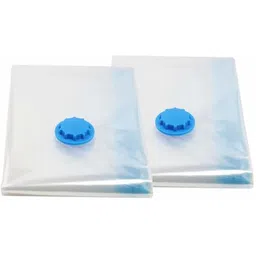 wolblix Vacuum Storage Sealer Bags for Clothes, Dress, Winter Coats, Blankets, Pillows Comforters for Travel Space Saver Seal Compression Bags without Pump (80 X 110 CM) Travel Storage Vacuum Bags-picture-11