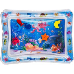 woley Baby Kids Water Play Mat Toys Inflatable Infant Tummy Time Playmat Toddler for Baby Fun Activity (Multicolor) Inflatable Swimming Mats-picture-24