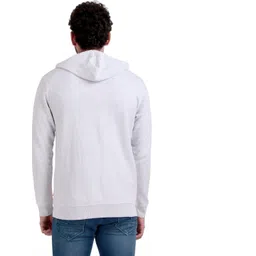 WOLF & CO. Men Colourblocked Hooded Sweatshirt image 4