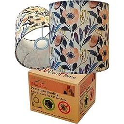 WolkomHome Dark Blue Lamp Shade for E27 Holder | Fits Table & Floor Lamps | Stylish Decor for Living Room, Bedroom, Office | 7.5x8x7.5 Inches 1Pc of lamp shade only-picture-10