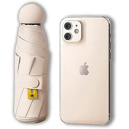 wolpin 3 fold Umbrella for Men, Women, Kids Girls, Boys Umberallas for Rain & Sun Waterproof Windproof Umbrella with Cover Auto Close (Beige)-picture-28