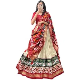 Woman's Tussar silk lehenga choli for festive season to charm your look-picture-46