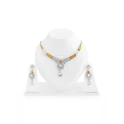 Women Click Stone Studded Jewellery Set-picture-16