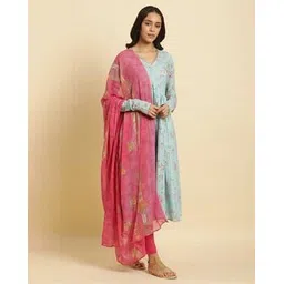 Women Floral Print Chiffon Dupatta-picture-24