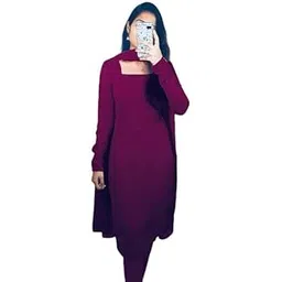 Women Gown with Dupatta for Festive WINEBUTTI3_-picture-20