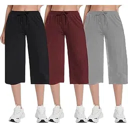 Women Loose fit Capri Free Size (3 Pack)-picture-26