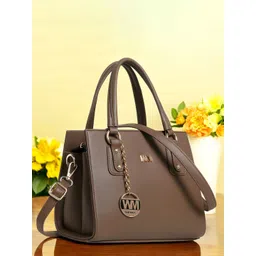 WOMEN MARKS PU Handheld Bag with Applique-picture-15