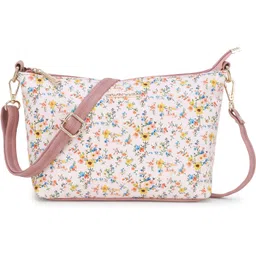 women marks White, Pink Women Sling Bag - Mini WHITE-PINK-DHANIYA-picture-11
