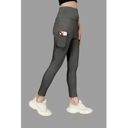 women mode Self Design Women Grey Tights-picture-19