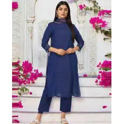 Women Straight Kurta Set with Dupatta-picture-32