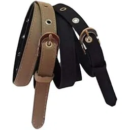 Women Xxxl Plus Size Oversize Extralarge Denim Material Jeans Belts Combo Black and Buiscuit-picture-14