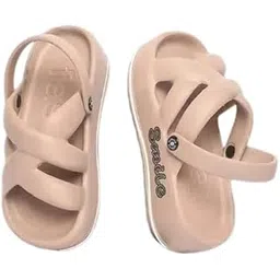 Women's & Girls' Brown Belted Clogs for Rainy Days-picture-53