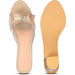 Women's Block Heel Sandals with, Pink Patent, Clear Strap new trending medium heel sandal (Beige, UK Footwear Size System, Adult, Women, Numeric, Medium, 11)-picture-30