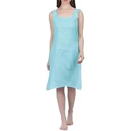 Women's Cotton Long Camisole for Kurti, Women's Cotton Slip,Sameej, Women's Inner Ware Blue Colour Inner-picture-26