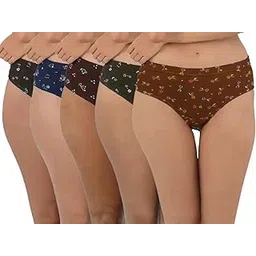 Women's Cotton Panties – Anti-Bacterial, Breathable Fabric | Hipster Fit Briefs | Combo Pack of 4 (Assorted Prints)-picture-53