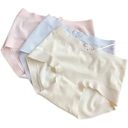 Women's Cotton Panties Combo Pack, Multi-Color Underwear Set with Cute Animal Design-picture-44