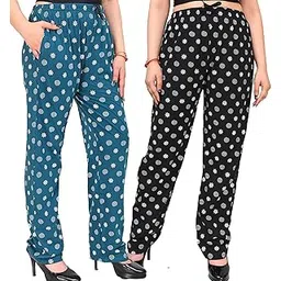 Women's Cotton Printed Pyjama(Pack of 2)-picture-50
