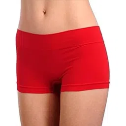 Women's Cotton Relaxed Bikini High Waist Full Coverage Solid Boyshorts Panty Multicolor Spandex Soft Stretchable Lycra |-picture-37