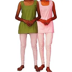 Women's Cotton Short Camisole Slip, Summer Inner Short Length, Pack of 2-picture-25