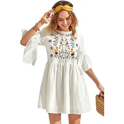 Womens Embroidery Short Tops-picture-53