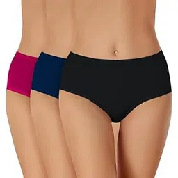 Women's High Coverage Cotton High Waist Briefs for Women | Pack of 3 | Comfortable Hipster Panties | Breathable Everyday Innerwear – Multicolour S-10XL-picture-43