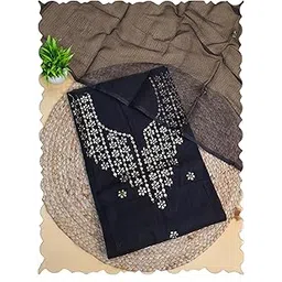 Women's Kota Doria Gota Patti Suit Set 2.5 Meter Top & 2.5 Meter Dupatta Lightweight Kota Fabric Ethnic Wear Dress Material No Bottom (HANDLOOM CLOTH STORE) HCS9GPS-picture-13