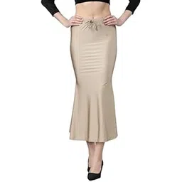 Women’s Perfect Curvy Look Saree Shapewear(1191-Desert Dazzler-S-1_NR) Beige-picture-34