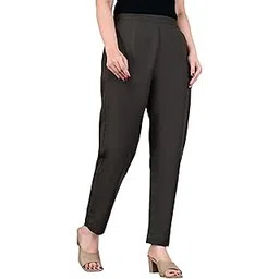 Women's Pure Cotton Solid Regular Fit Bottom Wear with Side Pockets | Comfortable and Stylish Ethnic Wear-picture-11