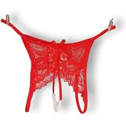 Women's Red Lace Thong Underwear g String Thong-picture-45