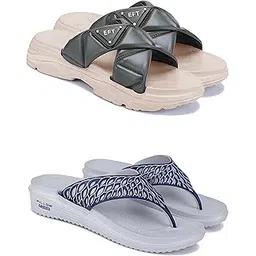 Women's Sandals | Lightweight Wear| Stylish & Easy to Wear For Women'S GRP-SAN-(2-COMBO)-1891-1887-picture-23