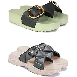 Women's Sandals | Lightweight Wear| Stylish & Easy to Wear For Women'S GRP-SAN-(2-COMBO)-1997-1891-picture-15