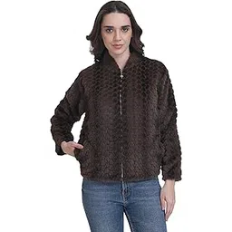 Women’s Teddy Fleece Zipper Jacket | Soft & Warm Fur Coat with Side Pockets | Soft & Fluffy Winterwear for Girls | Cute and Cozy Cold-Weather Outerwear-picture-33