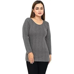 Women’s Thermal Top | Full Sleeve Winter Innerwear | Warm Layer for Cold Weather | Slim Fit Base Layer for Daily & Office-picture-23