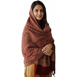 Womens Winter Wear Maroon Colour Solid Woolen Stole-(FREE-SIZE)-(ST-W-AS-04-BLACK-FREE-SIZE)-picture-42