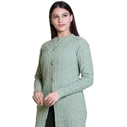 Women’s Wool Sweater – Long Sleeve Winter Knit Pullover, Warm-picture-31