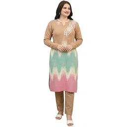 Women’s Woolen 3-Piece Kurti Set with Dupatta | Winter Wear Suit Set | Stylish Woolen Kurti for Women-picture-54