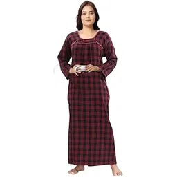 Women's Woolen Maternity Nighty Gown Coatswool coatswool-picture-33