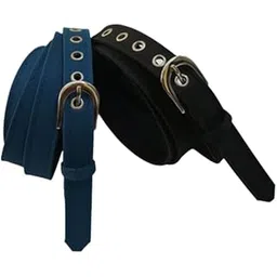 women's XXL OVERSIZE PLUS SIZE EXTRALARGE formal casual fabric belts combo for jeans trousers 2pcs for waist size 38inch-picture-38