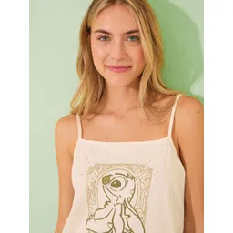 women'secret Women Graphic Printed Shorts Set-picture-20