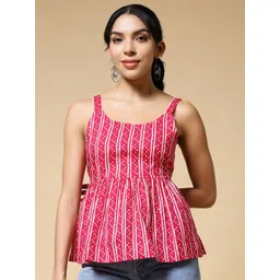 Womenster Women Printed Cotton Top-picture-25