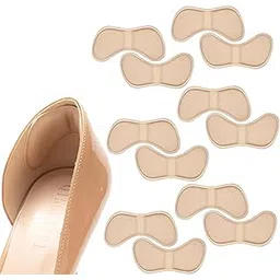 Wonder Care Heel Pads, Bite Protector | Heel Grips Liners, Heel Pad Self Adhesive | Butterfly Heel Cushion | Prevent Pain Blisters Calluses (Beige, 6 Pair)-picture-41