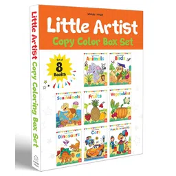 wonder house books Little Artist Copy Coloring Boxset - English-picture-11