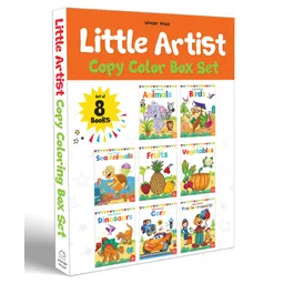 wonder house books Little Artist Copy Colouring Books Pack of 8 - English-picture-10