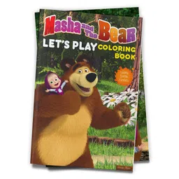 wonder house books Masha And The Bear - Let's Play: Giant Coloring Book For Kids - English-picture-16
