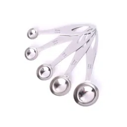 Wonderchef Ambrosia Black Stainless Steel Measuring Spoons - Set of 5-picture-44